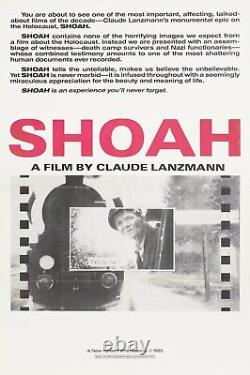 Shoah 1985 U. S. One Sheet Poster