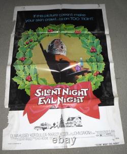 Silent Night Evil Night Original 1sh Movie Poster