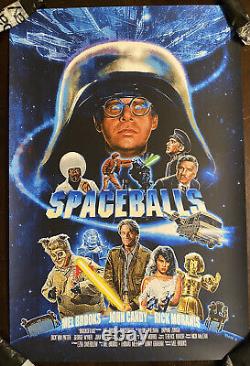 Spaceballs Movie Poster 22/35 RARE Art Print Eddie Holly Mel Brooks mondo sdcc