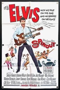 Spinout (1966) Original One Sheet Movie Poster Fine Elvis Presley