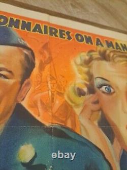 Squadron of Honor 1937 Original Movie Poster 27x41 RARE