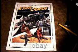 Star Crash Orig Movie Poster 1979 Sci Fi Caroline Munro