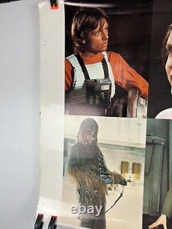 Star Wars EXTREMELY RARE original 1977 character poster GREAT CONDITION 34x46