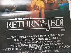 Star Wars Return of the Jedi movie poster Orig Aus Daybill Style B Mark Hamill