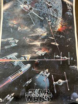 Star Wars Vintage 1977 Star Wars Poster Deadstock NOT FOLDED