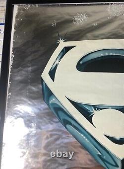 Superman 1978 Original 1 Sheet Movie Poster Mylar Advance