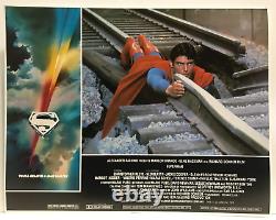 Superman Movie Poster Lot (8) Lobby Cards, (8) 8 x 10, Pressbook, Credits/Cast