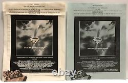 Superman Movie Poster Lot (8) Lobby Cards, (8) 8 x 10, Pressbook, Credits/Cast