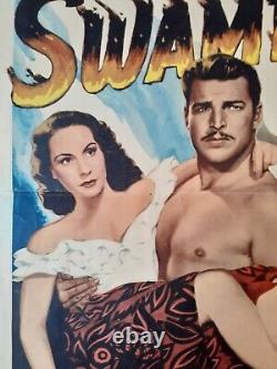 Swamp Fire (1946) Paramount Pictures Original Movie Poster (Rare 46/698)