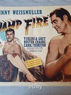 Swamp Fire (1946) Paramount Pictures Original Movie Poster (Rare 46/698)