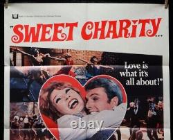 Sweet Charity? Shirley MacLaine Original Theater Comedy Movie Poster 1969