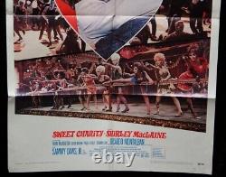 Sweet Charity? Shirley MacLaine Original Theater Comedy Movie Poster 1969