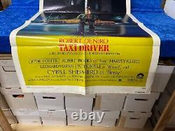 TAXI DRIVER original 1976 theatrical movie poster NEAR MINT