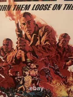 THE DIRTY DOZEN Original One Sheet Movie Poster 1967