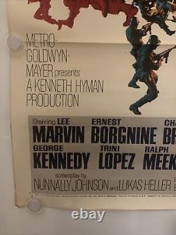 THE DIRTY DOZEN Original One Sheet Movie Poster 1967