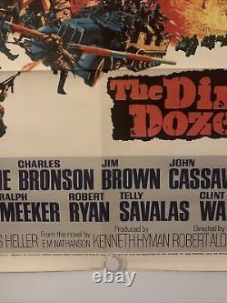 THE DIRTY DOZEN Original One Sheet Movie Poster 1967