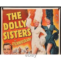 THE DOLLY SISTERS (1945) Original Linenebacked Movie Poster 27x41 Betty Grable