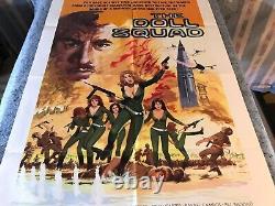 THE DOLL SQUAD 1973 ORIGINAL 1 SHEET MOVIE POSTER 27x41 (VF-) LADY ASSASSINS