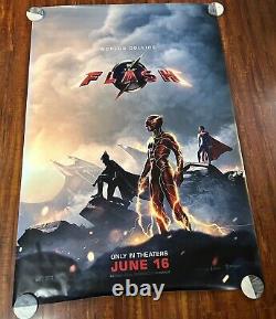 THE FLASH 2023 Main Original BUS STOP MOVIE POSTER 48x70inches