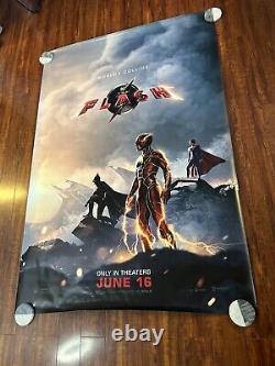 THE FLASH 2023 Main Original BUS STOP MOVIE POSTER 48x70inches