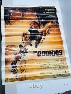 THE GOONIES One Sheet 27x41 Movie Poster 100% AUTHENTIC! 1985 Original