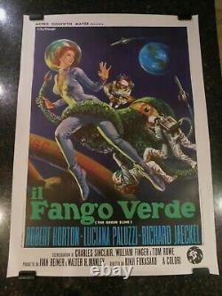 THE GREEN SLIME Original 1969 Italian Movie Poster, C8.5 Very Fine to Near Mint