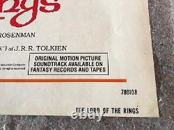THE LORD OF THE RING 1978 ORIG. 1 SHEET MOVIE POSTER 27x41 (F/VF) RARE STYLE B