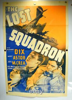 THE LOST SQUADRON Original 1 Sheet Movie Poster 1939