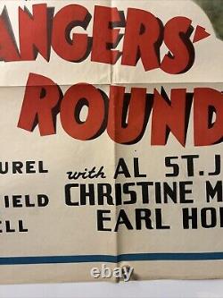 THE RANGERS' ROUNDUP Original One Sheet Movie Poster 1938 VERY RARE