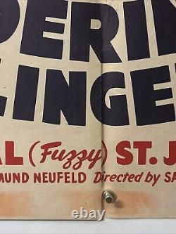 THUNDERING GUN SLINGERS Original One Sheet Movie Poster 1944 VERY RARE