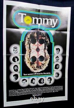 TOMMY The Movie 1975 ORIG 1 Sheet MOVIE POSTER 27x41 (VF+) THE WHO DALTREY