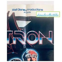 TRON 1982 Original Movie Poster 27x41 Foreign Ultra Rare Folded VF/VF+
