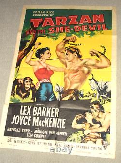 Tarzan and the She-Devil Original 1sh Movie Poster