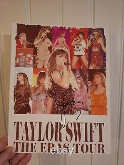 Taylor Swift SIGNED The Eras Tour Poster Taylor Swift Autograph