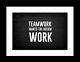 Teamwork Makes The Sportsmanship Poster Print Picture or Framed Wall Art