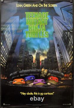 Teenage Mutant Ninja Turtles 1990 ORIG 27X40 ADV ROLLED MOVIE POSTER JUDITH HOAG