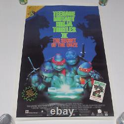 Teenage Mutant Ninja Turtles II 2 Secret of the Ooze Video Movie Poster 90s TMNT