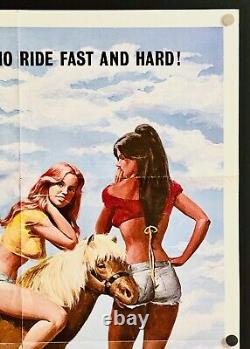 Teenage Pony Girls (1976) Original One Sheet Movie Poster Fine Adult