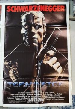 Terminator 1984 Original Movie Poster Spanish 1-Stop 77x41 Beyond Rare