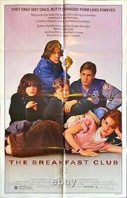 The Breakfast Club (1984) Original Movie Poster Folded Excellent Condition