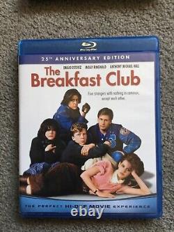 The Breakfast Club signed Movie Poster-Rare 8 Sigs withJohn Hughes WithCOA + VHS/DVD