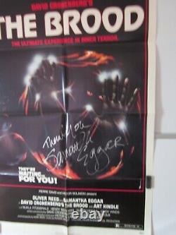 The Brood 1979 Original Movie Poster 27x41 Signed Samantha Eggar 790100