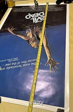 The Evil Dead Movie Poster 27x41 Original 1983 Rolled Thorn Emi VHS Store Beta