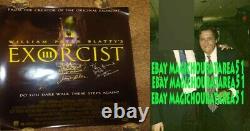 The Exorcist 3 Signed Movie Poster horror autograph Jason Miller Scott Wilson
