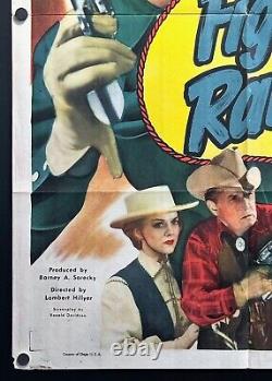 The Fighting Ranger (1948) Original One Sheet Movie Poster Fine Western