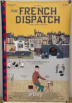 The French Dispatch Ds Rolled Original One Sheet Movie Poster Wes Anderson 2021
