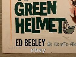 The Green Helmet Movie Poster 1961 Half Sheet Original Le Mans MGM