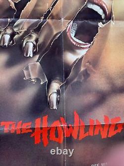 The Howling original one sheet movie poster 1981 horror