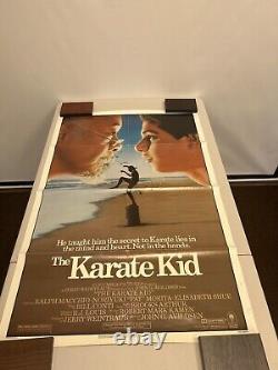 The Karate Kid 1984 Original Movie Poster Mr. Miyagi Cobra Kai Halloween C9 Nm