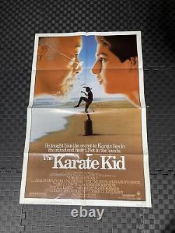 The Karate Kid Original Movie Poster Used In Theatres Extremely Rare 1984 27x41